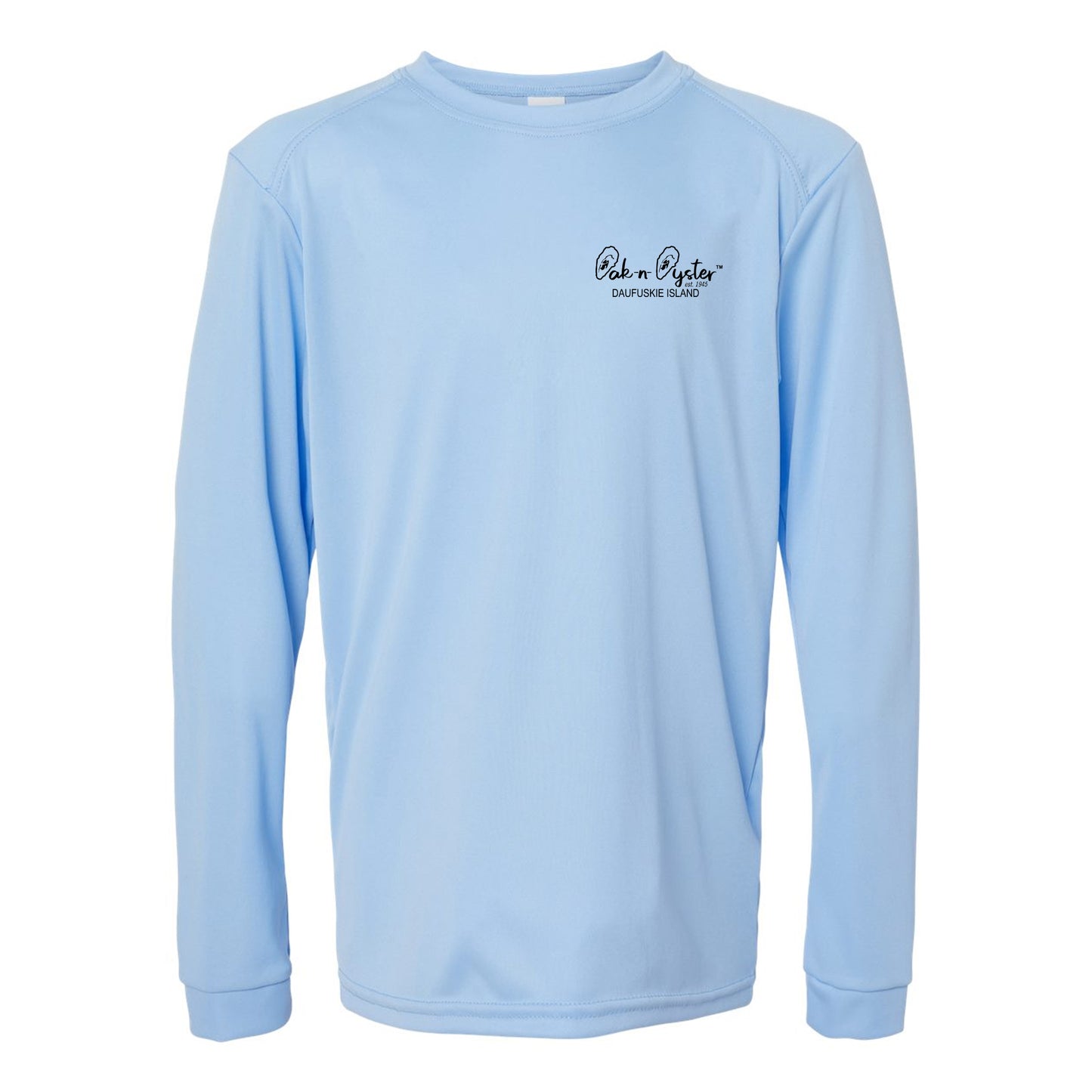 Nautical Daufuskie Map: Youth Long-Sleeve Dri-Fit SPF 50
