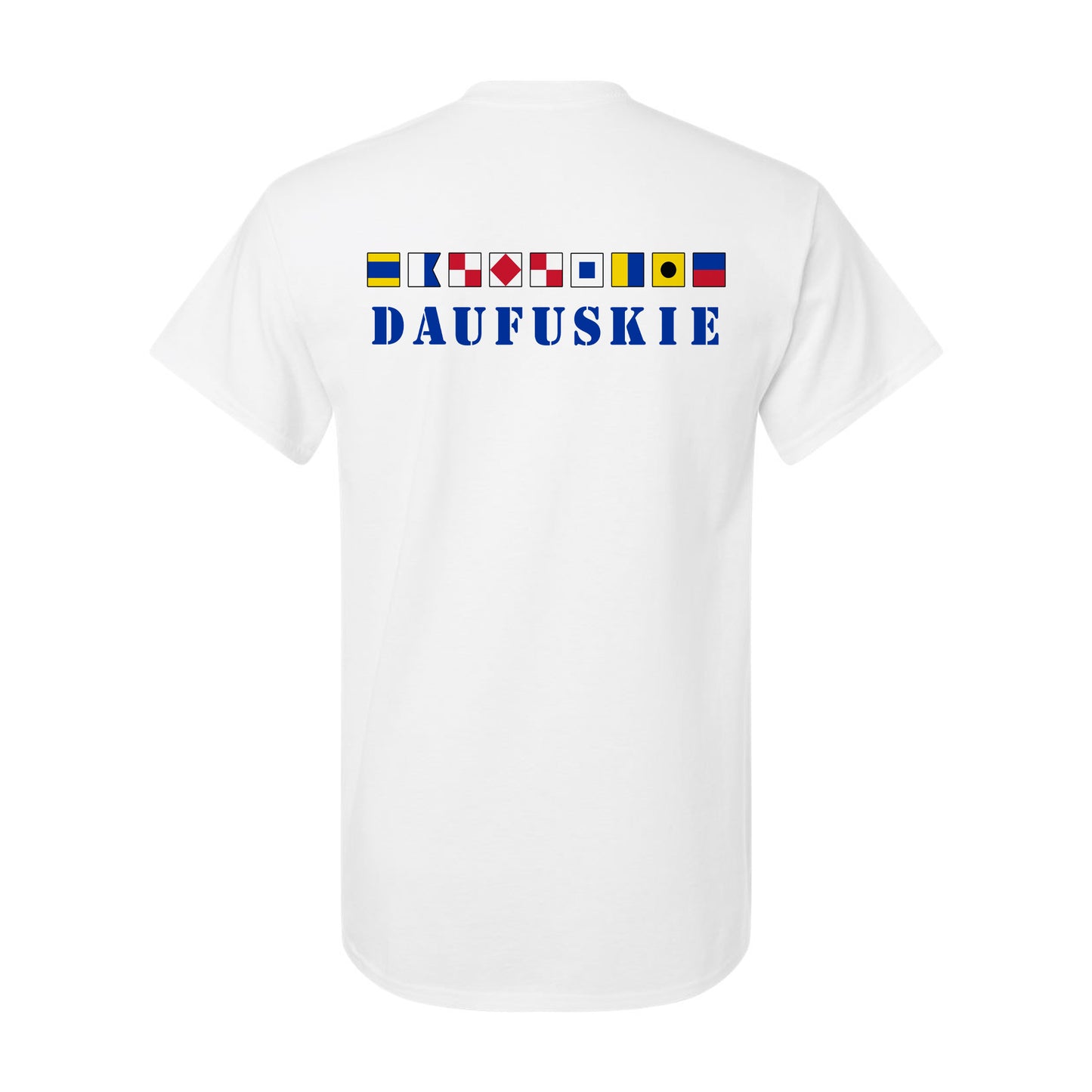 Daufuskie Nautical Flags: Short-Sleeve Cotton
