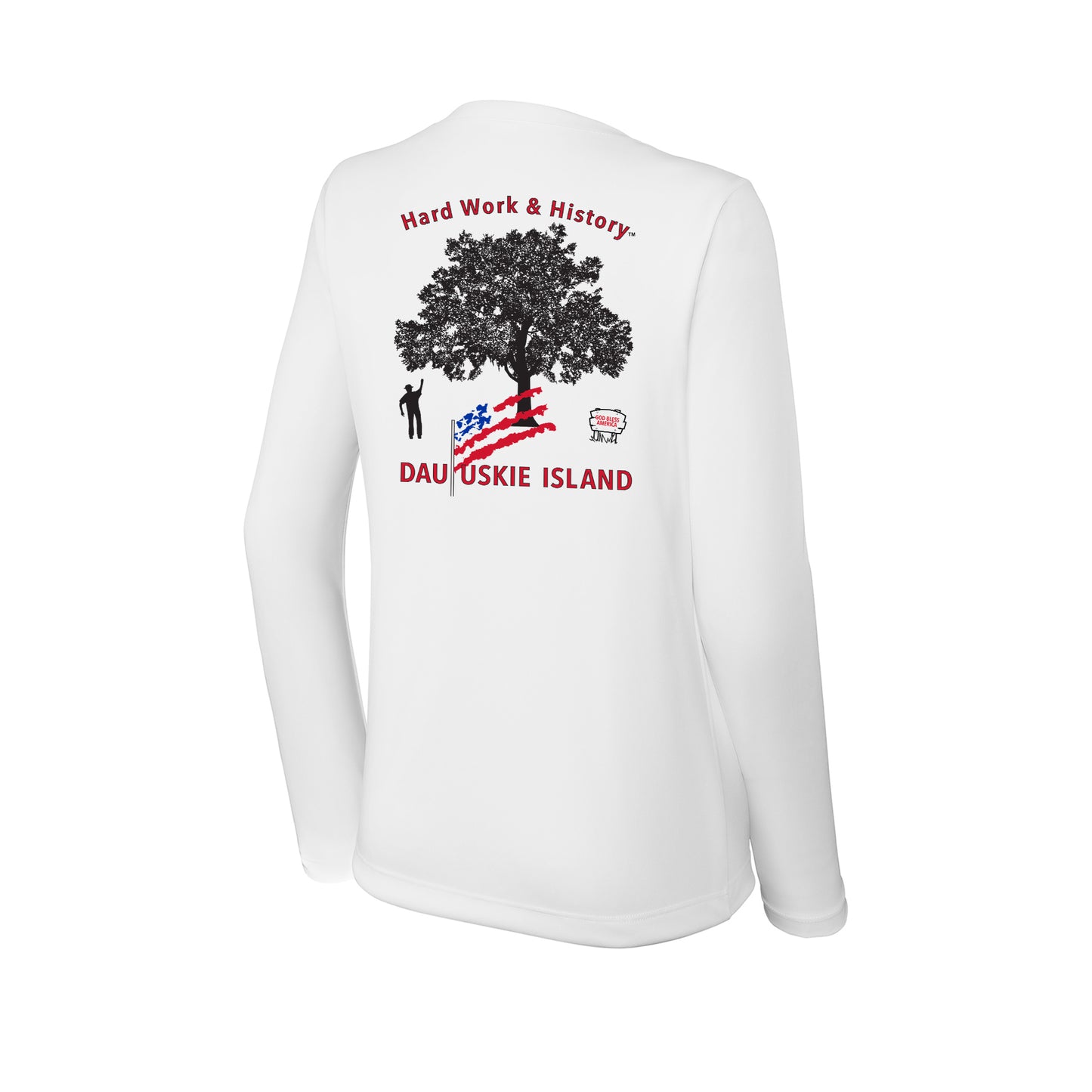 Otis & The Tree: Ladies' V-Neck Long-Sleeve Dri-Fit SPF 50