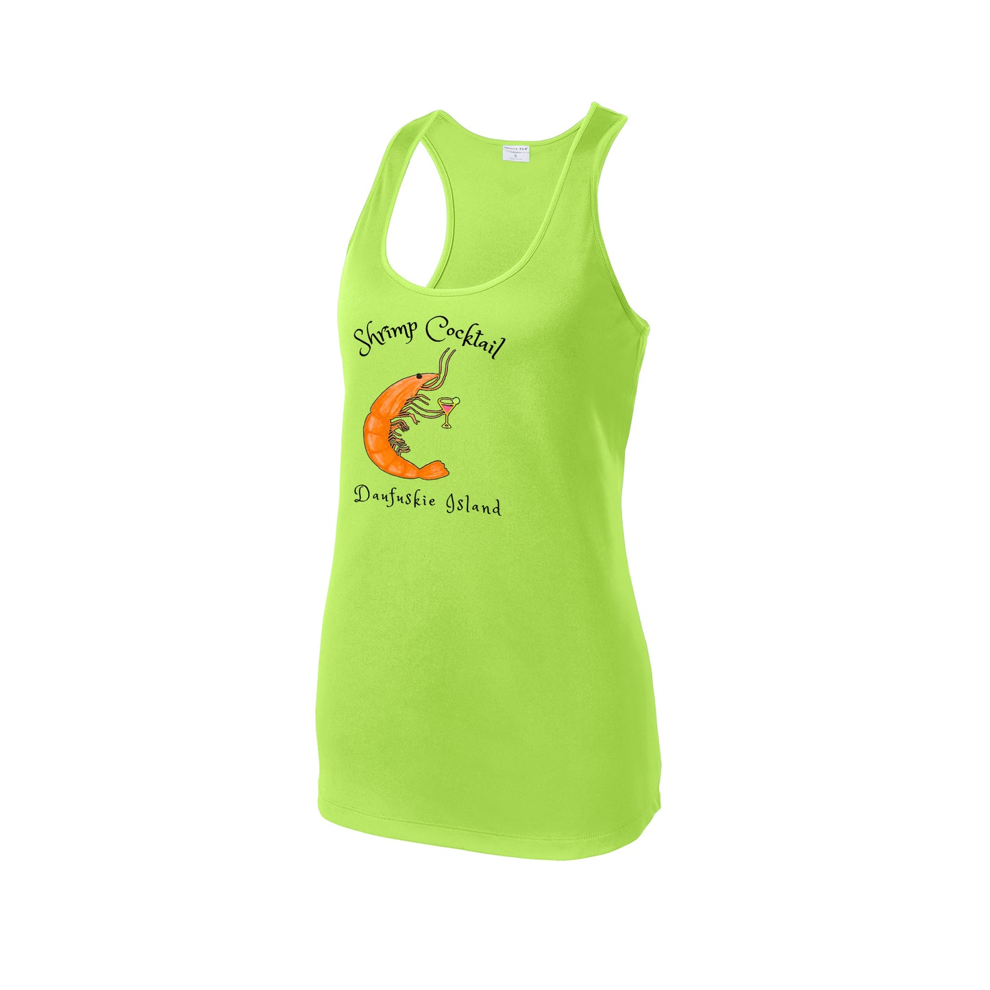 Shrimp Cocktail: Ladies' Dri-Fit Racerback Tank