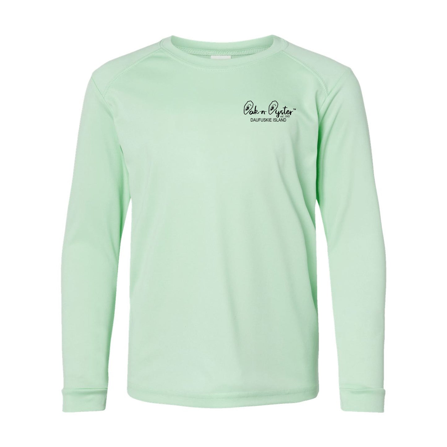 Nautical Daufuskie Map: Youth Long-Sleeve Dri-Fit SPF 50