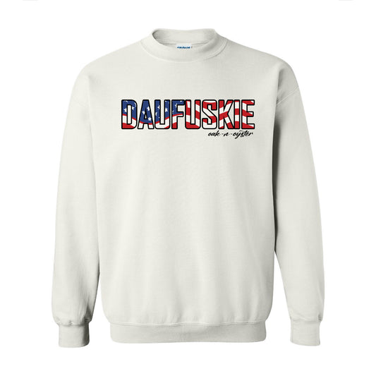 Daufuskie USA Flag Sweatshirt
