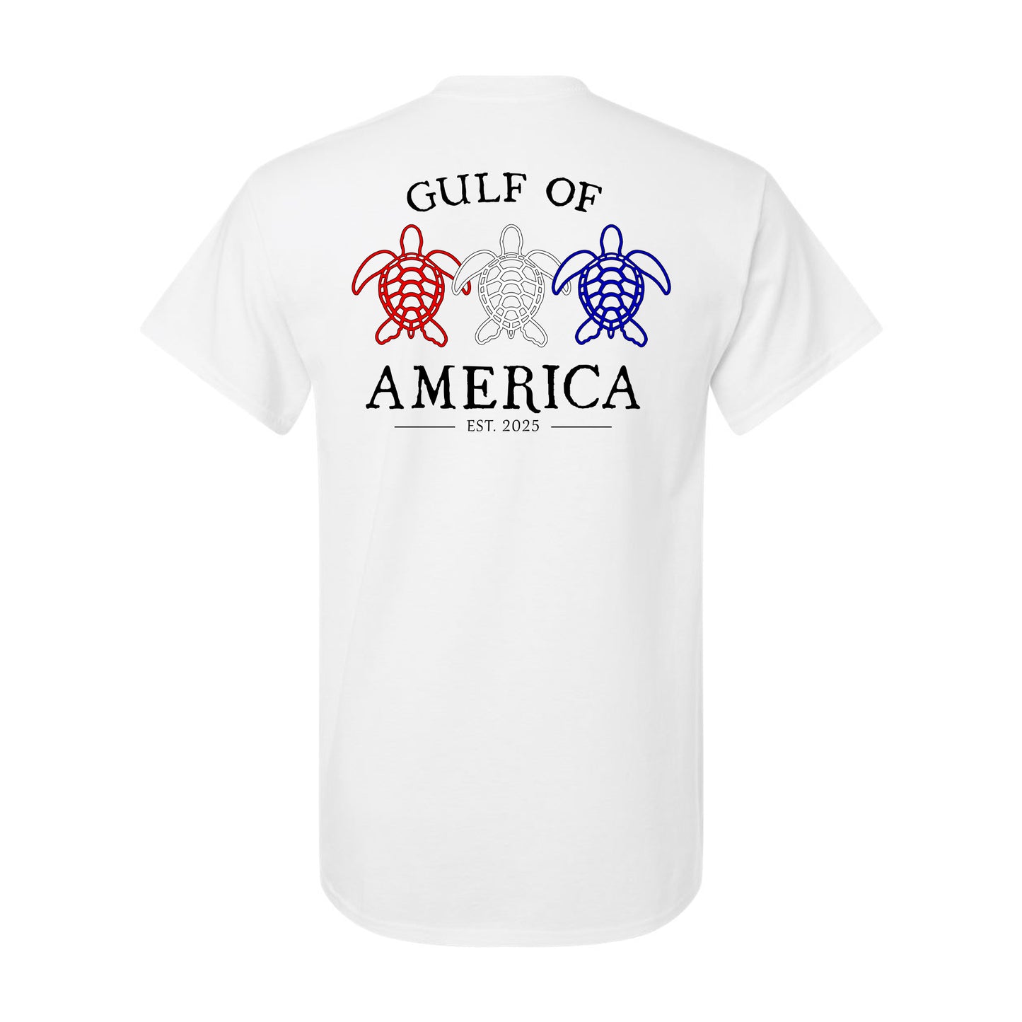 Gulf of America Shrimp/Turtle: Short-Sleeve Cotton
