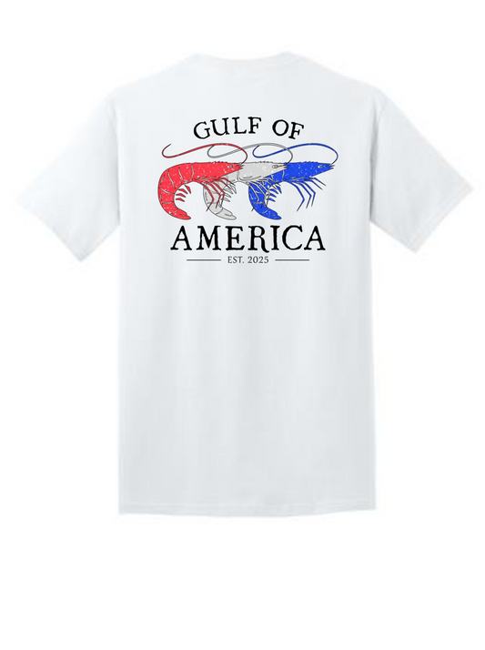Men's Short-Sleeve Cotton : Gulf of America (Shrimp)