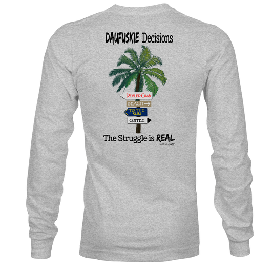 Men's Long-Sleeve Cotton : Daufuskie Decisions