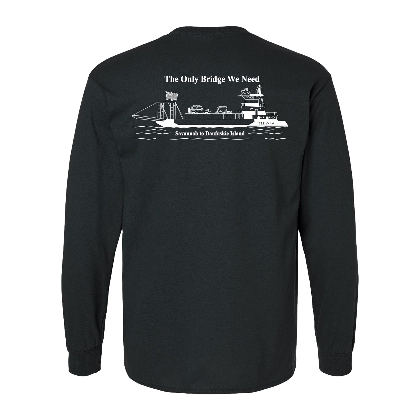 Only Bridge We Need: Crewneck Cotton Sweatshirt
