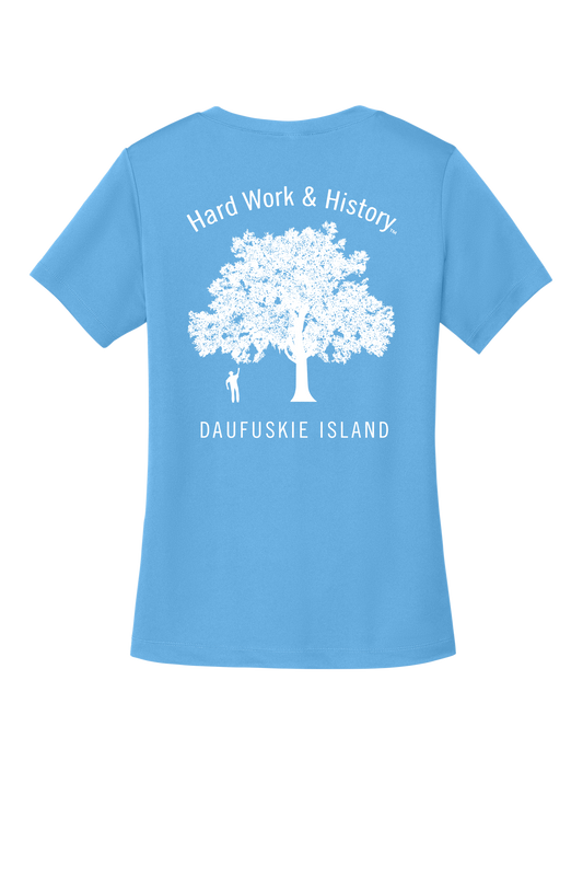 Ladies' V-Neck Short-Sleeve Dri-Fit SPF 50 : Otis & The Tree