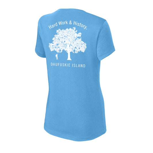 Otis & The Tree: Ladies' DriFit V-Neck Short-Sleeve