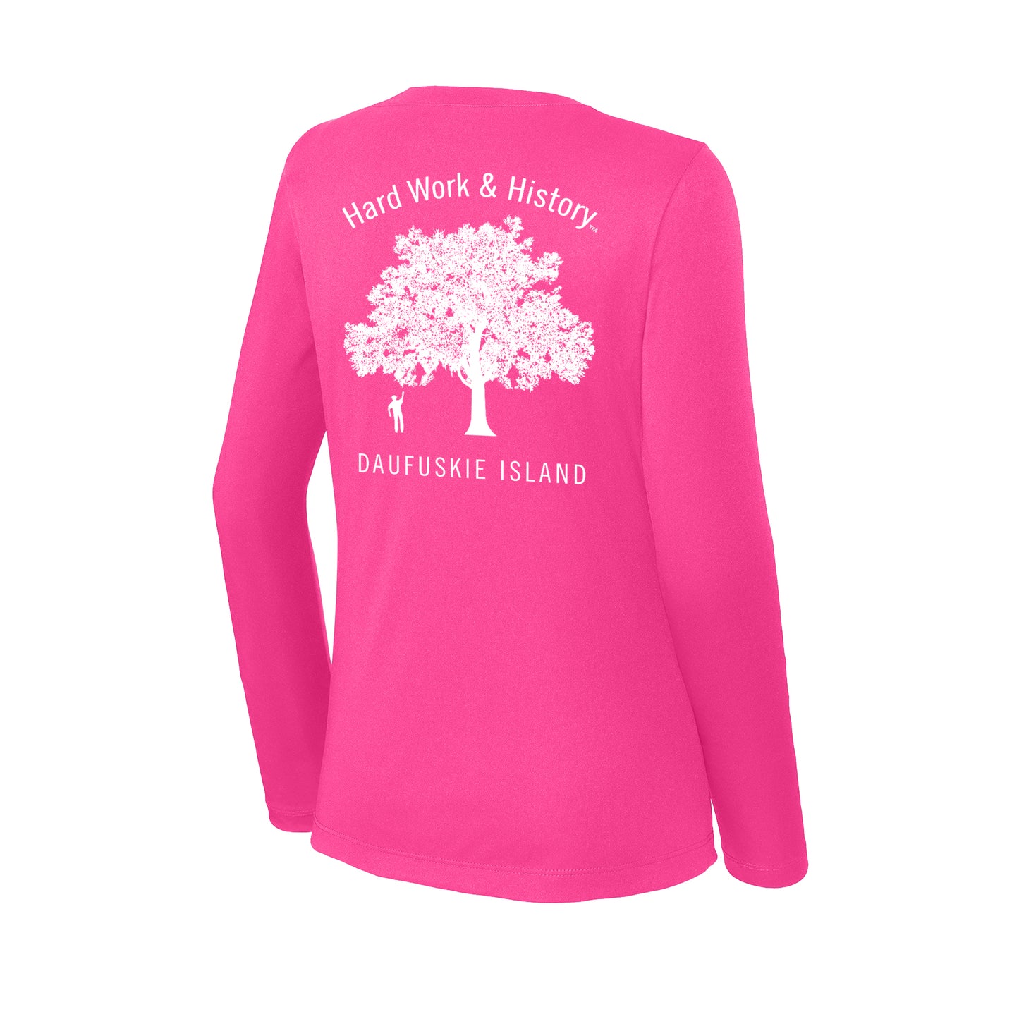 Otis & The Tree: Ladies' V-Neck Long-Sleeve Dri-Fit SPF 50