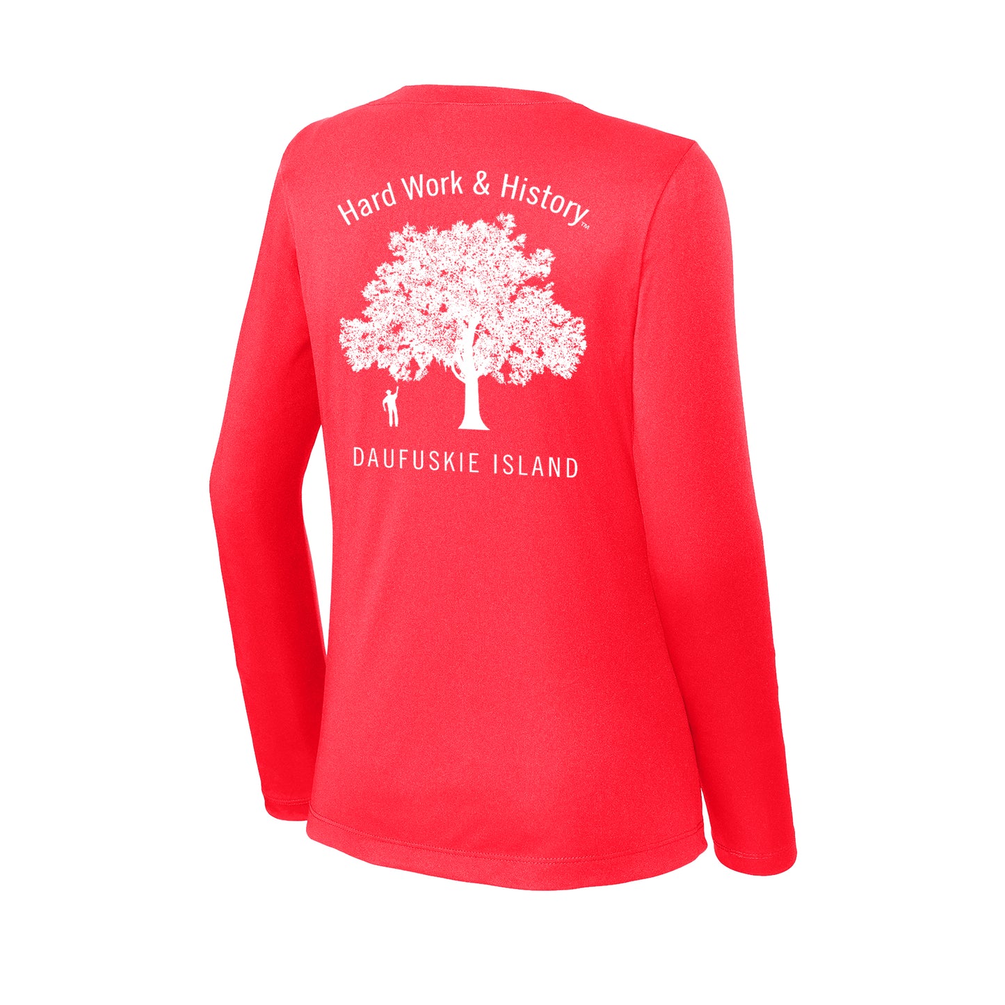 Otis & The Tree: Ladies' V-Neck Long-Sleeve Dri-Fit SPF 50