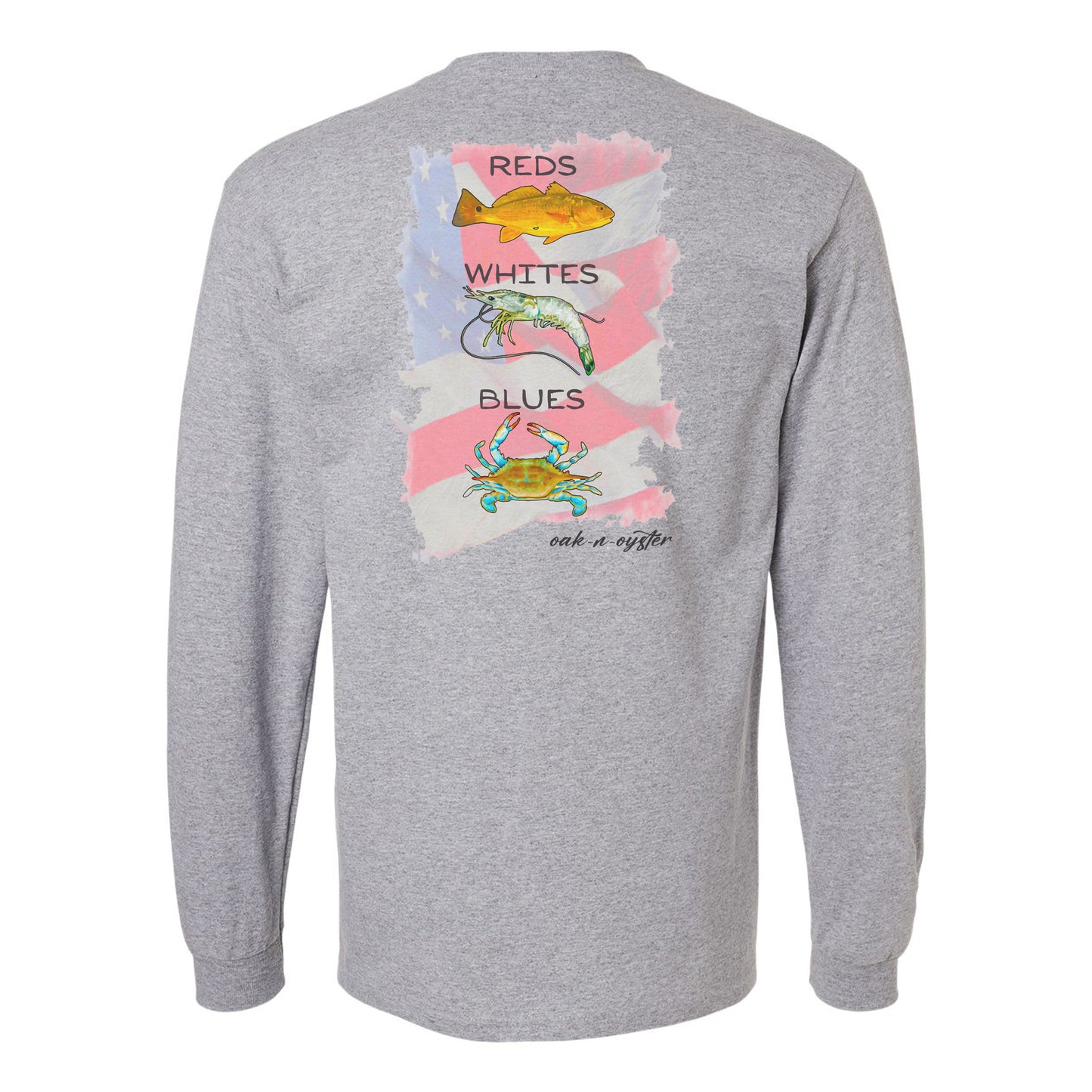 Reds-Whites-Blues: Long-Sleeve Cotton