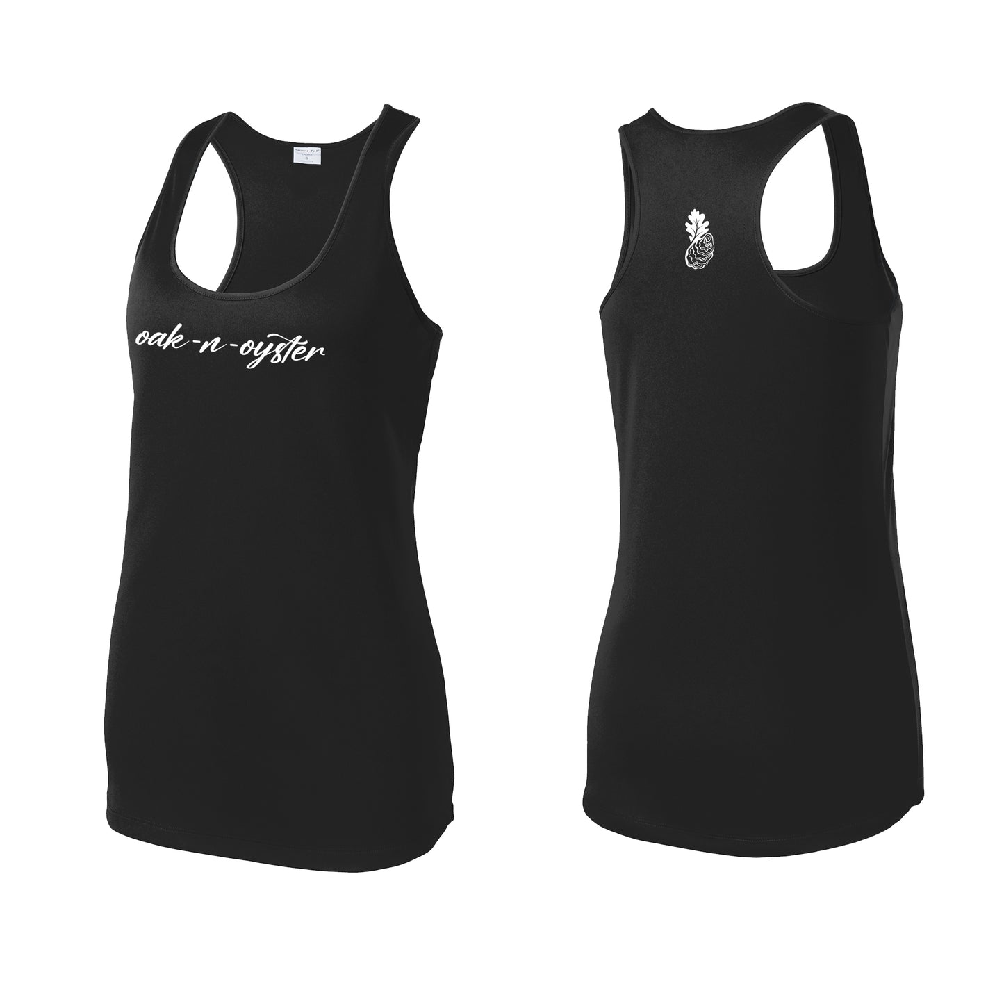 Oak-n-Oyster: Ladies' Dri-Fit Racerback Tank