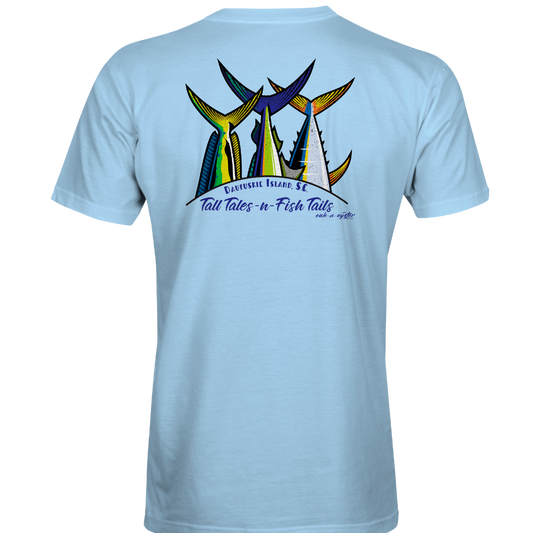 Men's Short-Sleeve Cotton : Tall Tales & Fish Tails