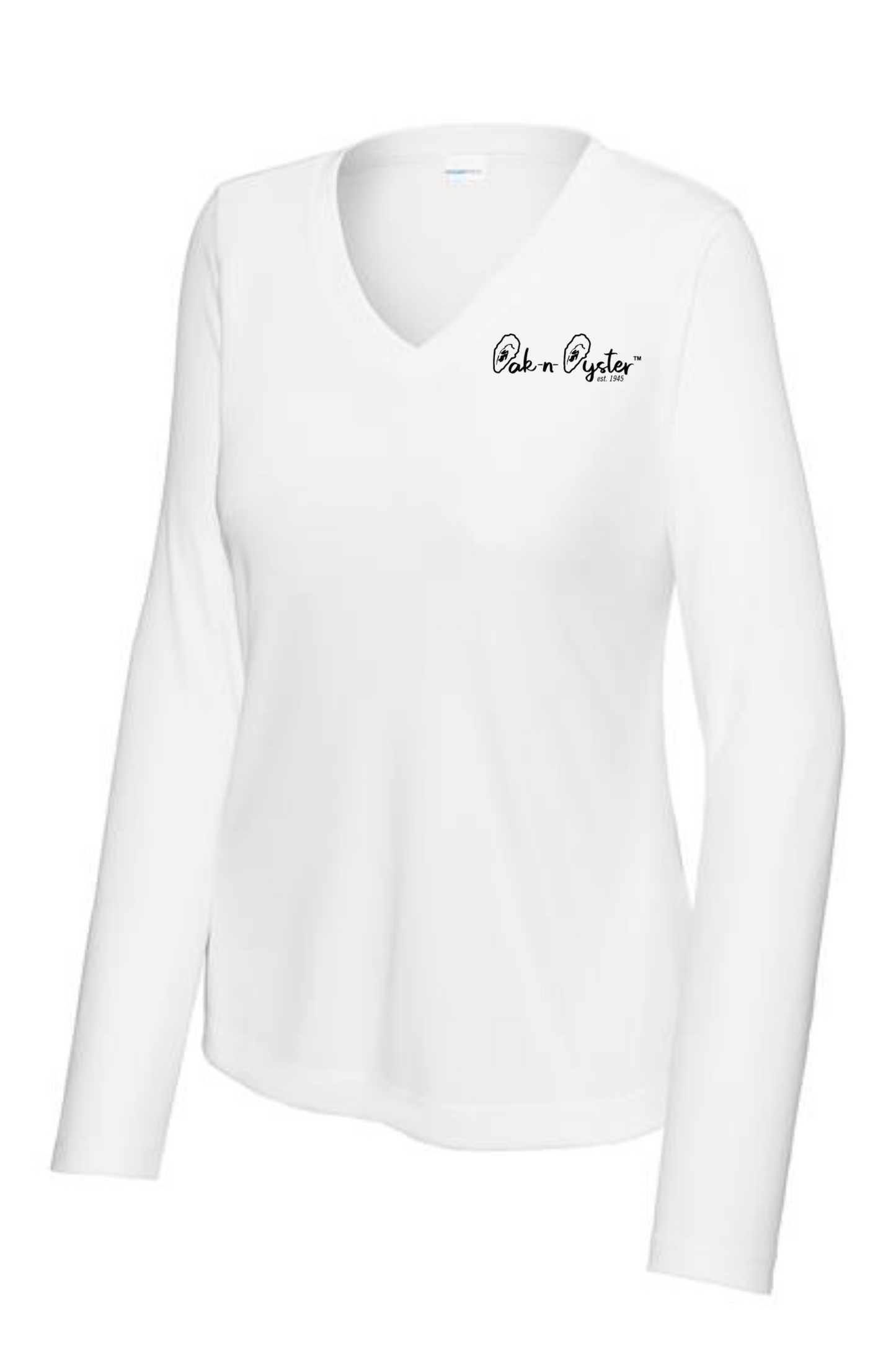 Ladies' V-Neck Long-Sleeve Dri-Fit SPF 50 : Gulf of America (Turtle)