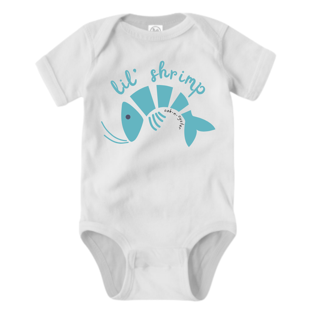 Infant Short-Sleeve Onesie : Lil' Shrimp