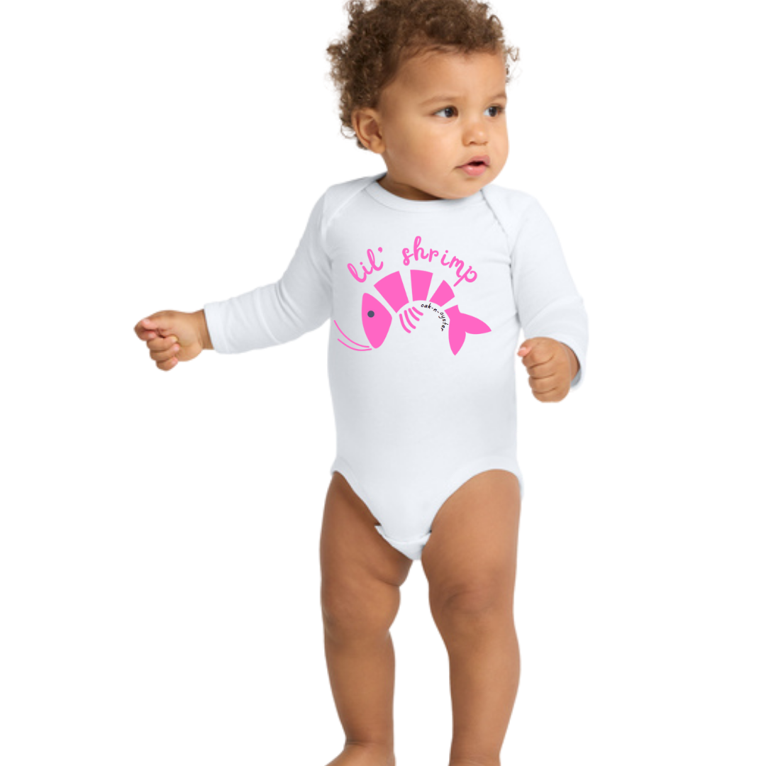 Infant Short-Sleeve Onesie : Lil' Shrimp
