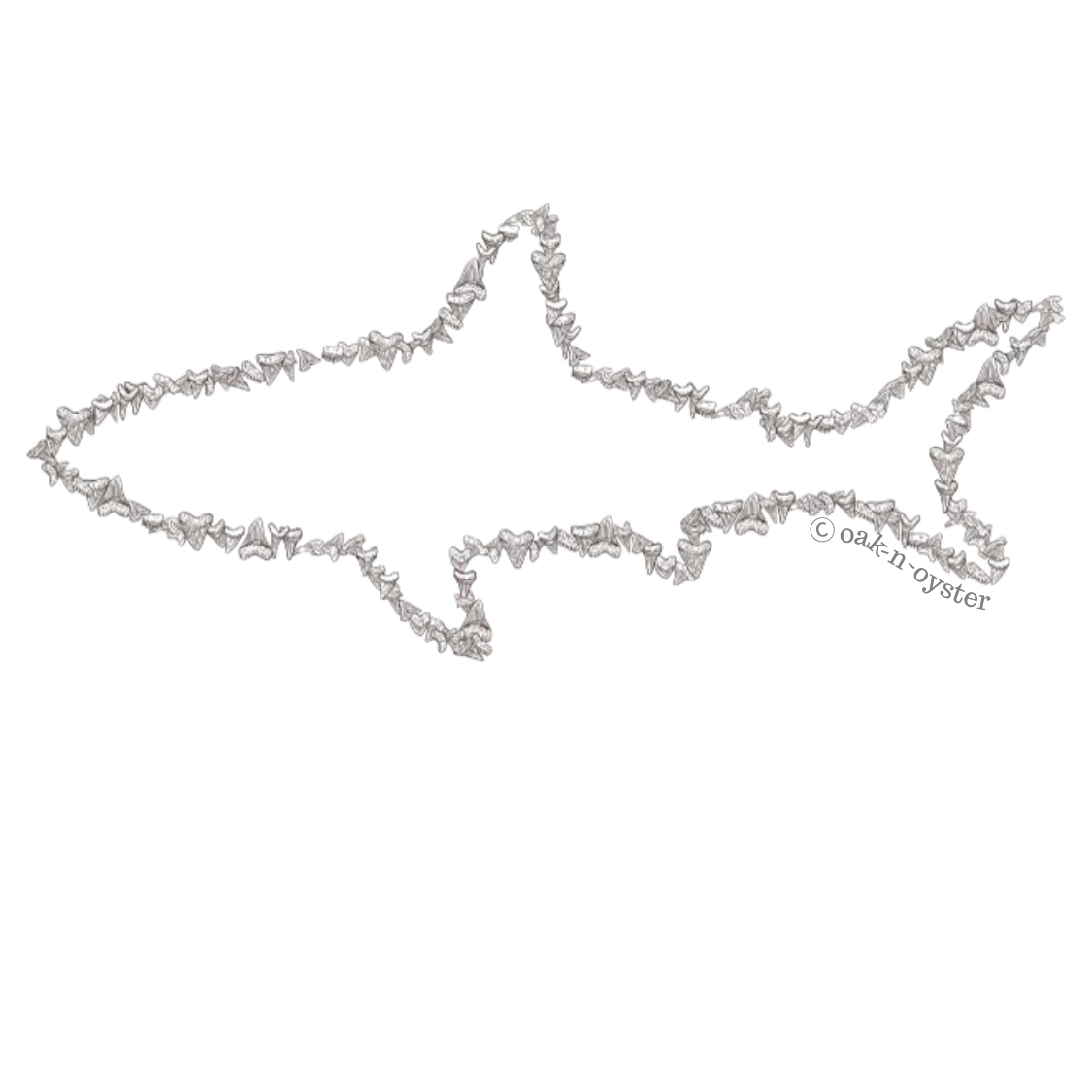 Men's Short-Sleeve Cotton : Shark Tooth Island
