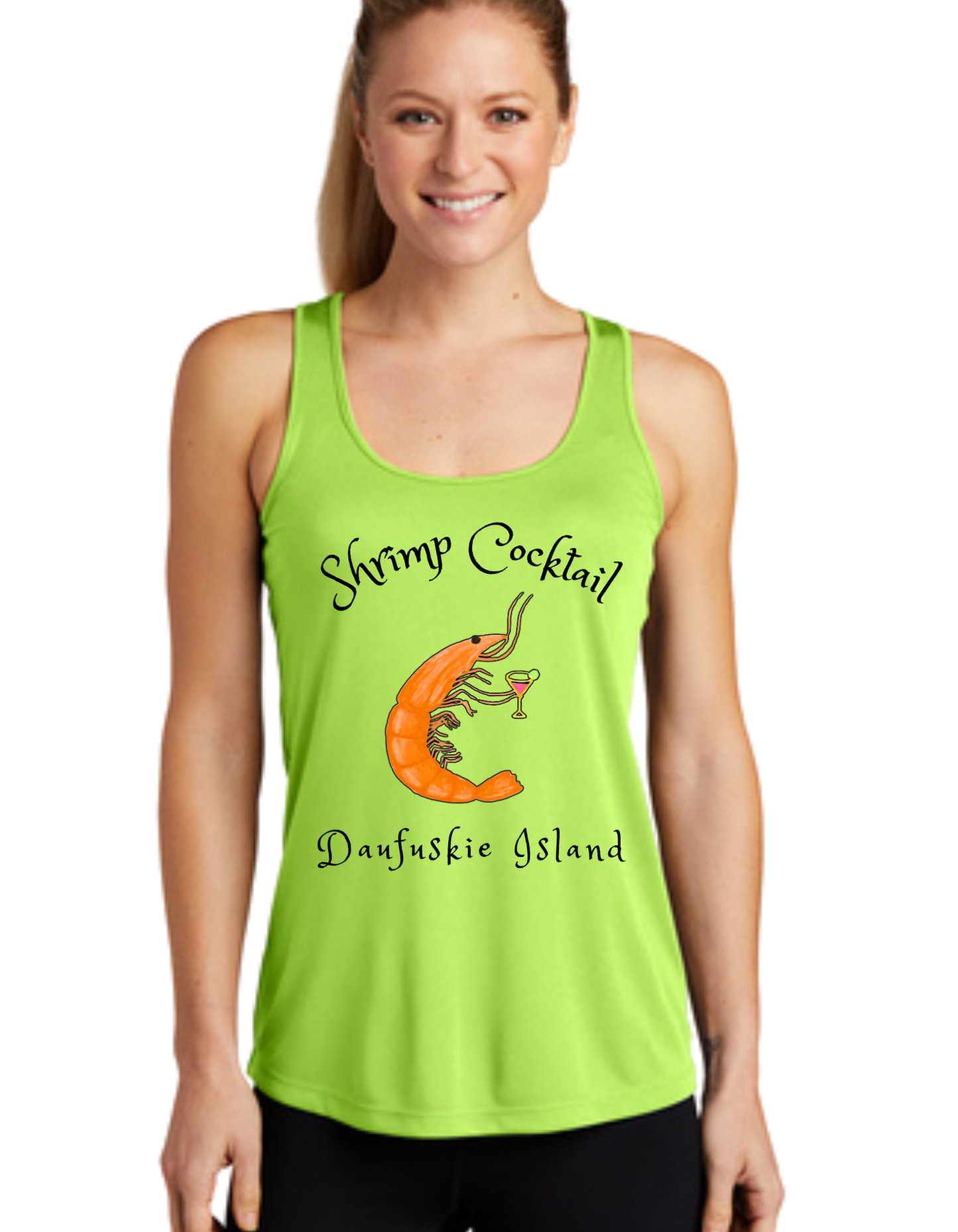 Ladies' Dri-Fit Racerback Tank : Shrimp Cocktail